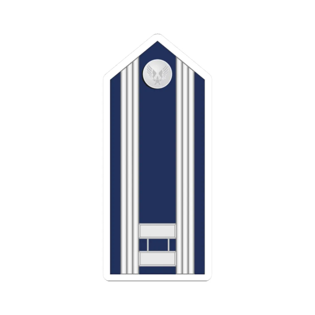 US Air force O3 mess (United States) (Military Rank) STICKER Vinyl Kiss-Cut Decal 2 Inch White - The Sticker Space