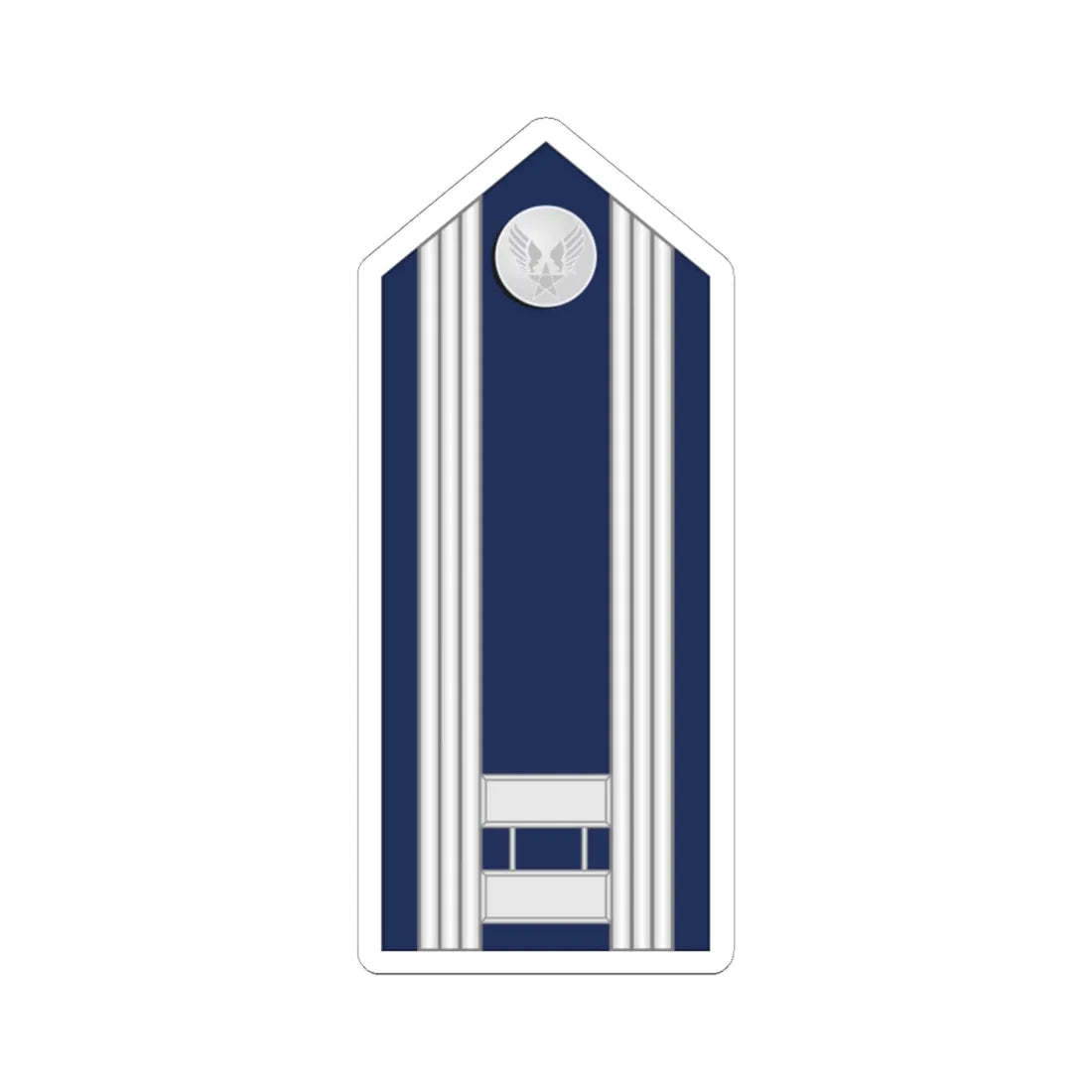 US Air force O3 mess (United States) (Military Rank) STICKER Vinyl Kiss-Cut Decal 6 Inch White - The Sticker Space