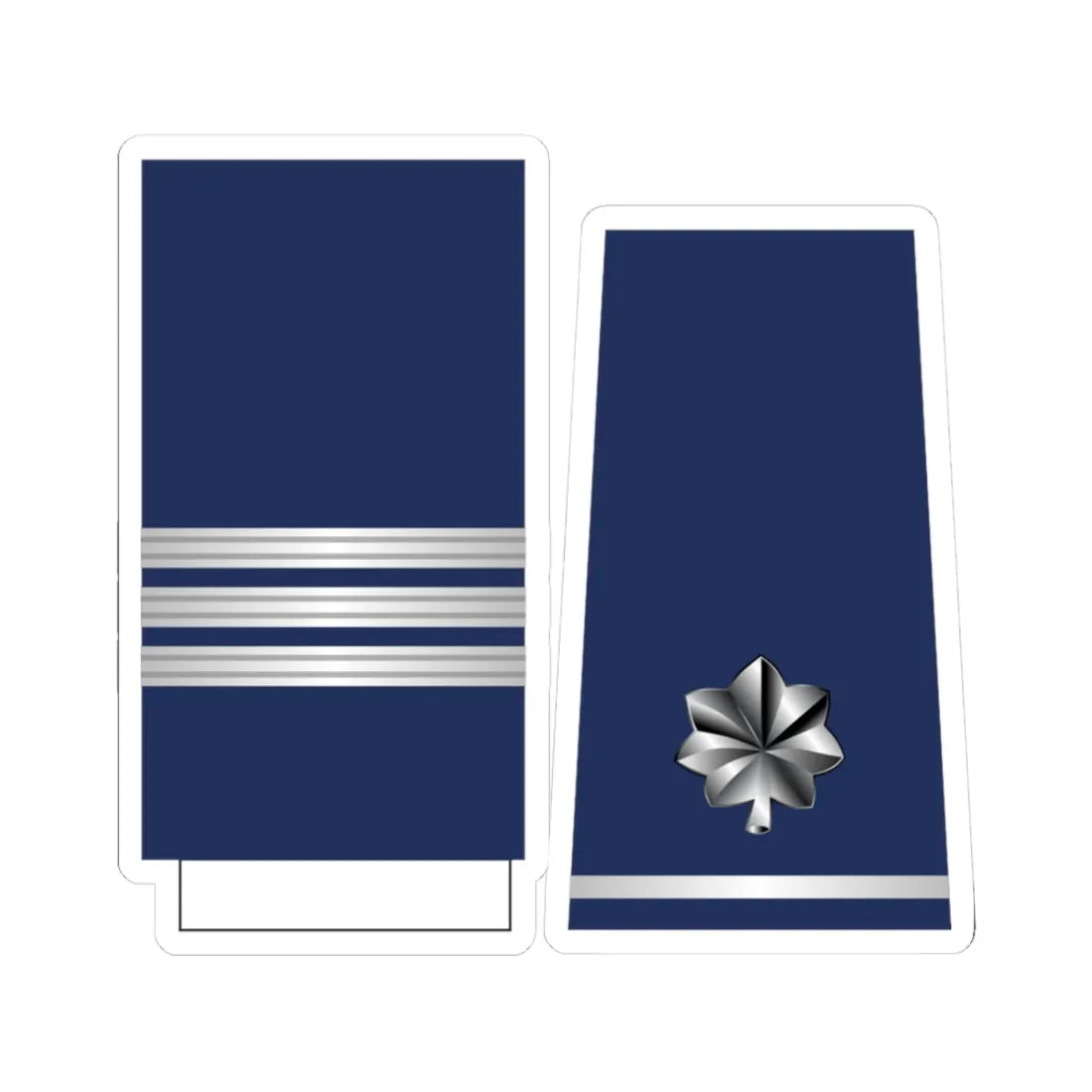 US Air Force O5 1993-1994 (United States) (Military Rank) STICKER Vinyl Kiss-Cut Decal 3 Inch White - The Sticker Space