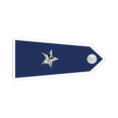 US Air Force O7 shoulderboard rotated 1949-1999 (United States) (Military Rank) STICKER Vinyl Kiss-Cut Decal 4 Inch White - The Sticker Space