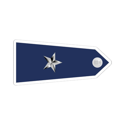 US Air Force O7 shoulderboard rotated 1949-1999 (United States) (Military Rank) STICKER Vinyl Kiss-Cut Decal 6 Inch White - The Sticker Space