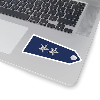 US Air Force O8 shoulderboard rotated 1949-1999 (United States) (Military Rank) STICKER Vinyl Kiss-Cut Decal - The Sticker Space
