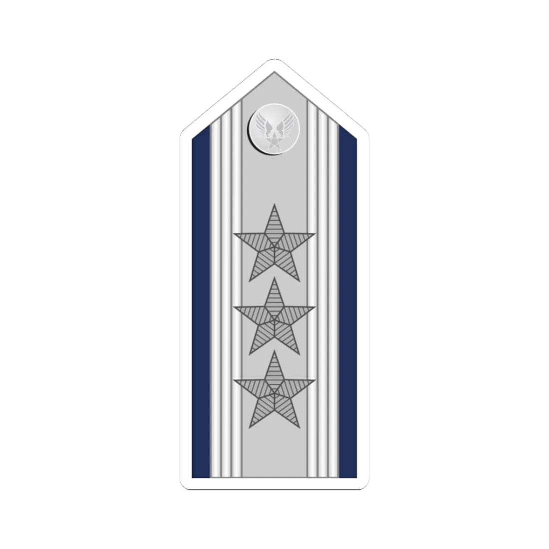 US Air force O9 mess (United States) (Military Rank) STICKER Vinyl Kiss-Cut Decal 3 Inch White - The Sticker Space