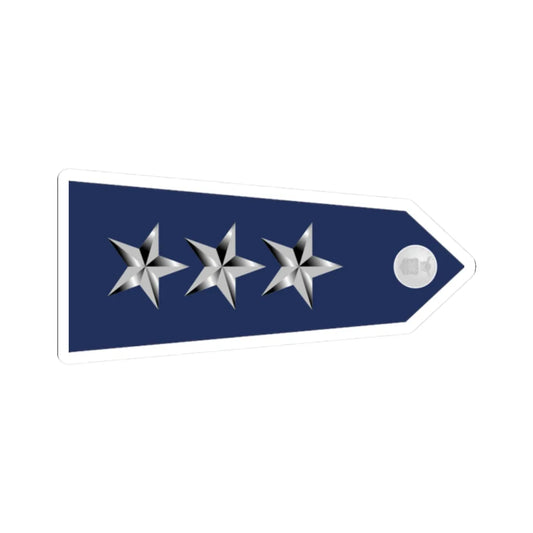 US Air Force O9 shoulderboard rotated 1949-1999 (United States) (Military Rank) STICKER Vinyl Kiss-Cut Decal 2 Inch White - The Sticker Space