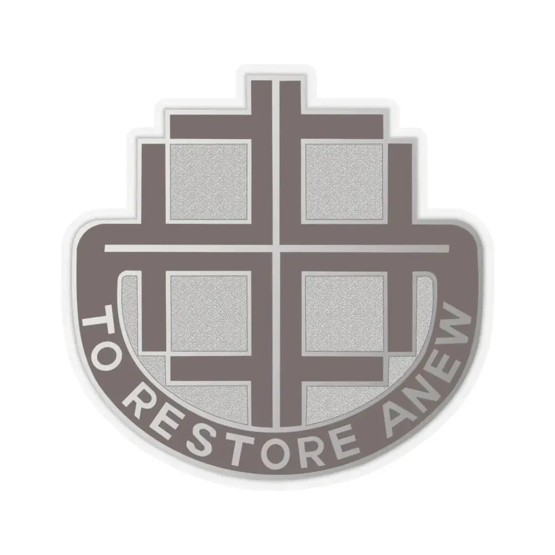 US Area Dental Laboratory Alameda (U.S. Army) STICKER Vinyl Kiss-Cut Decal 3 Inch Transparent - The Sticker Space