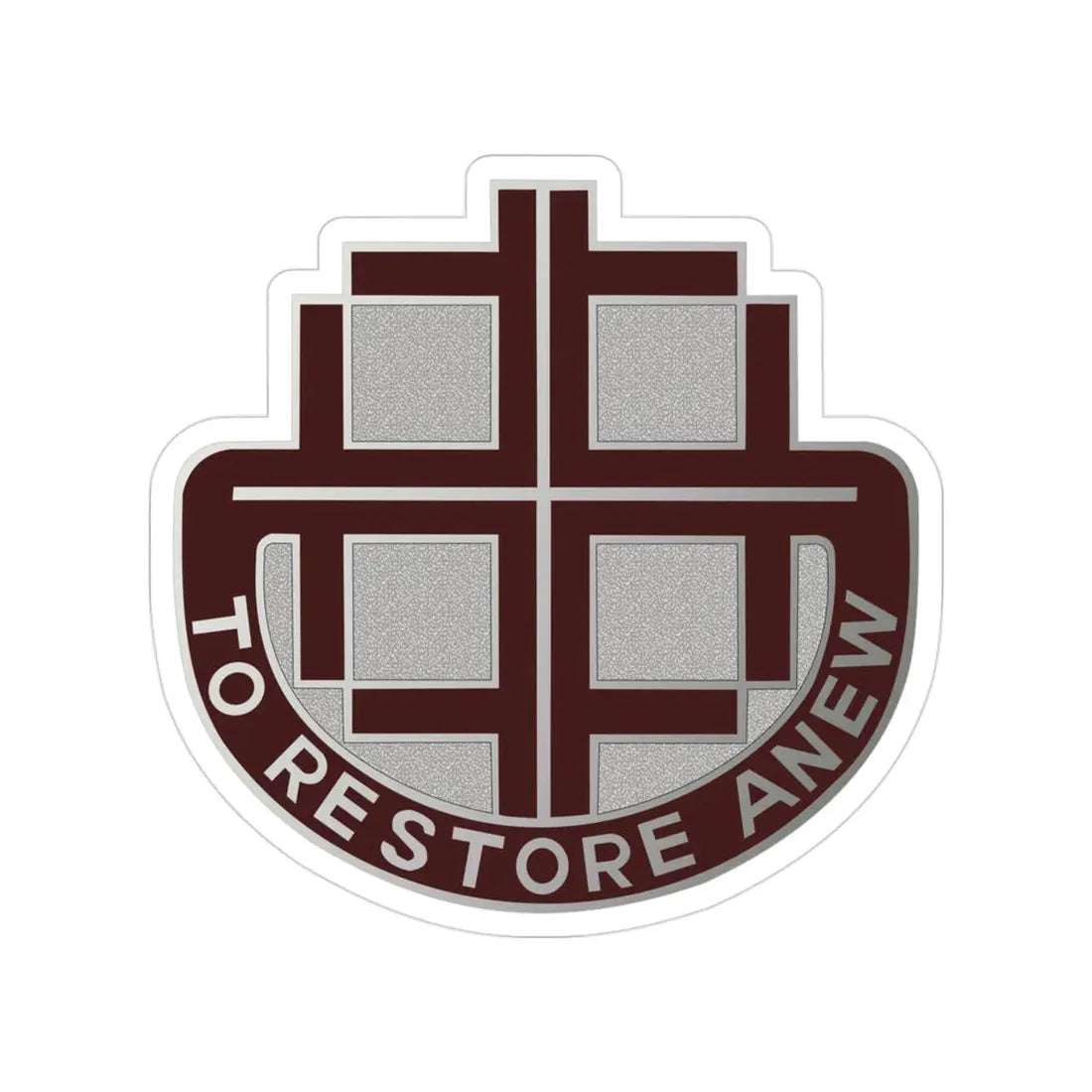 US Area Dental Laboratory Alameda (U.S. Army) Transparent STICKER Die-Cut Vinyl Decal 3 Inch - The Sticker Space