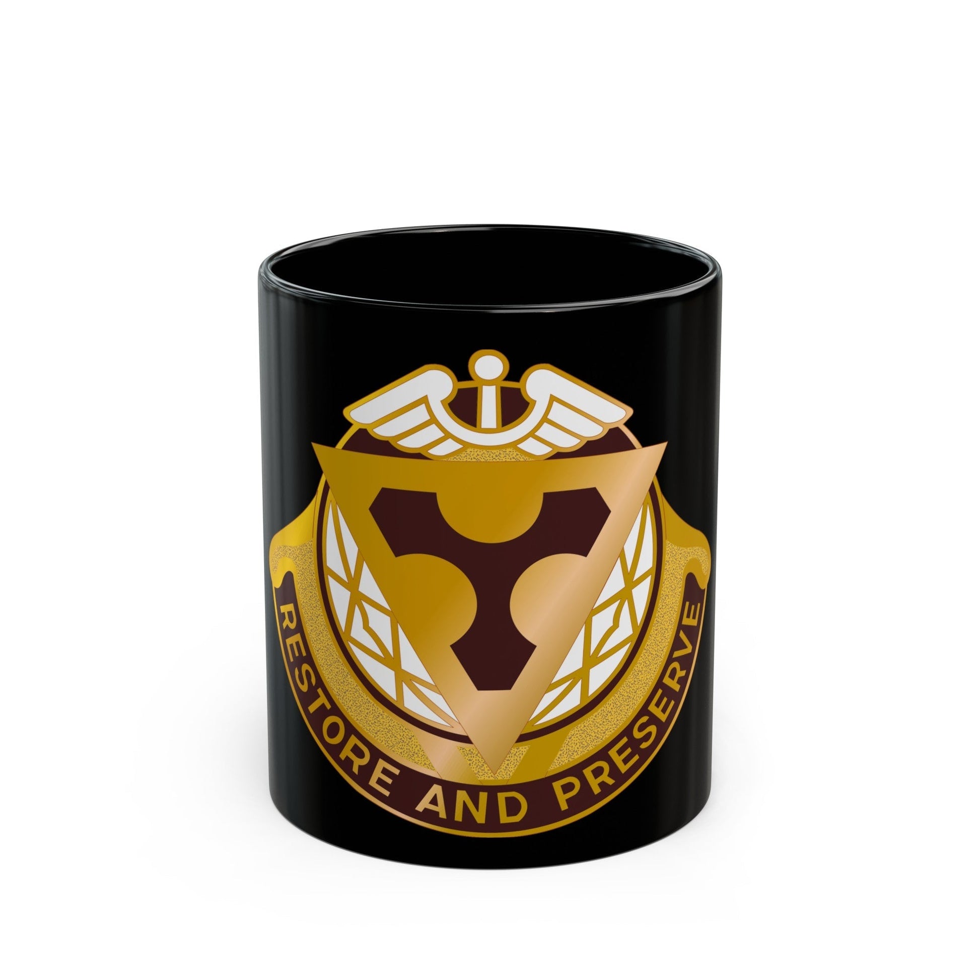 US Area Dental Laboratory Fort Sam Houston (U.S. Army) Black Coffee Mug-11oz-The Sticker Space