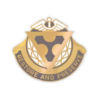 US Area Dental Laboratory Fort Sam Houston (U.S. Army) STICKER Vinyl Kiss-Cut Decal 2 Inch Transparent - The Sticker Space