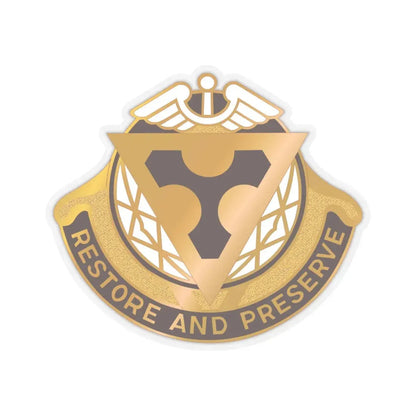 US Area Dental Laboratory Fort Sam Houston (U.S. Army) STICKER Vinyl Kiss-Cut Decal 6 Inch Transparent - The Sticker Space