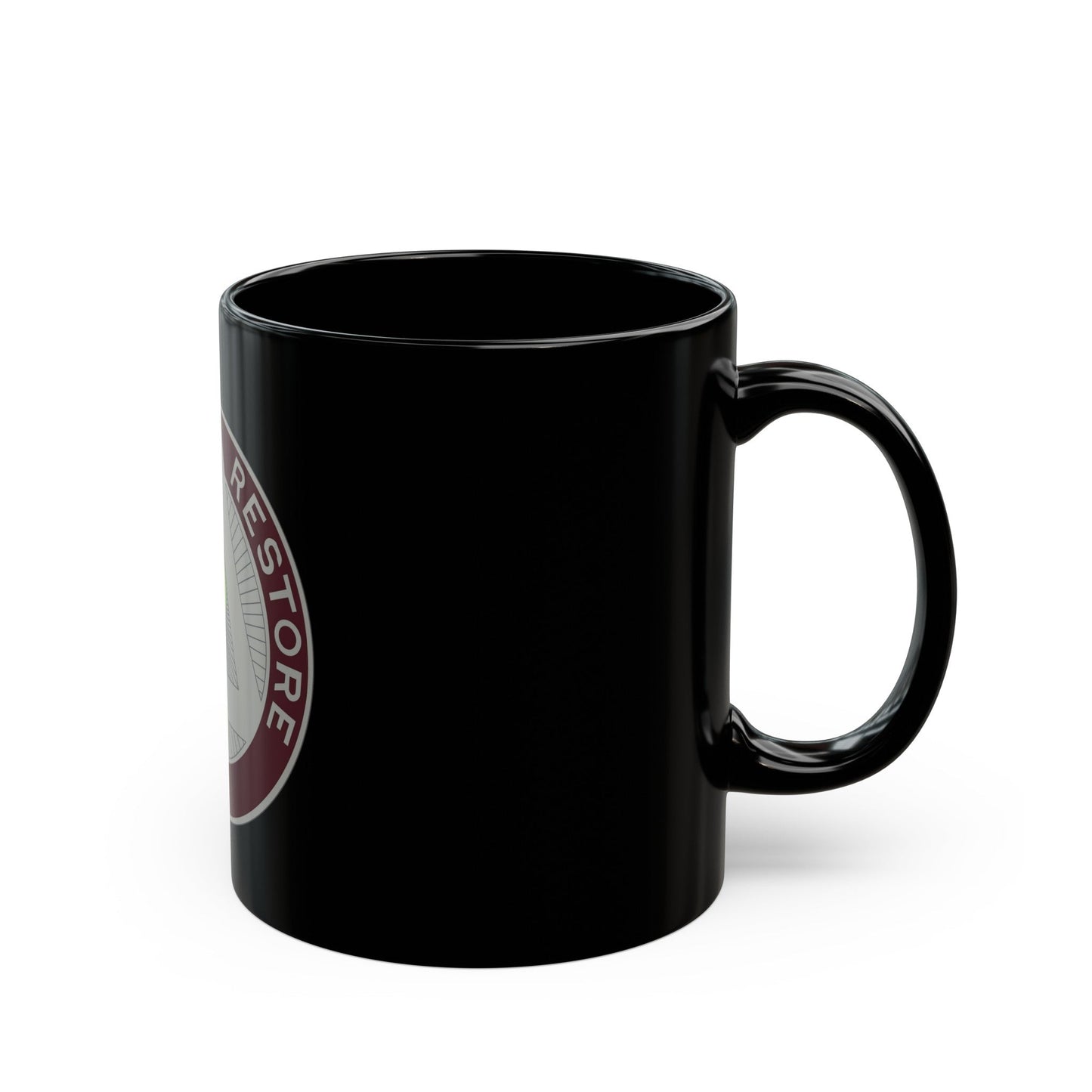 US Area Dental Laboratory Walter Reed Medical Center (U.S. Army) Black Coffee Mug-The Sticker Space