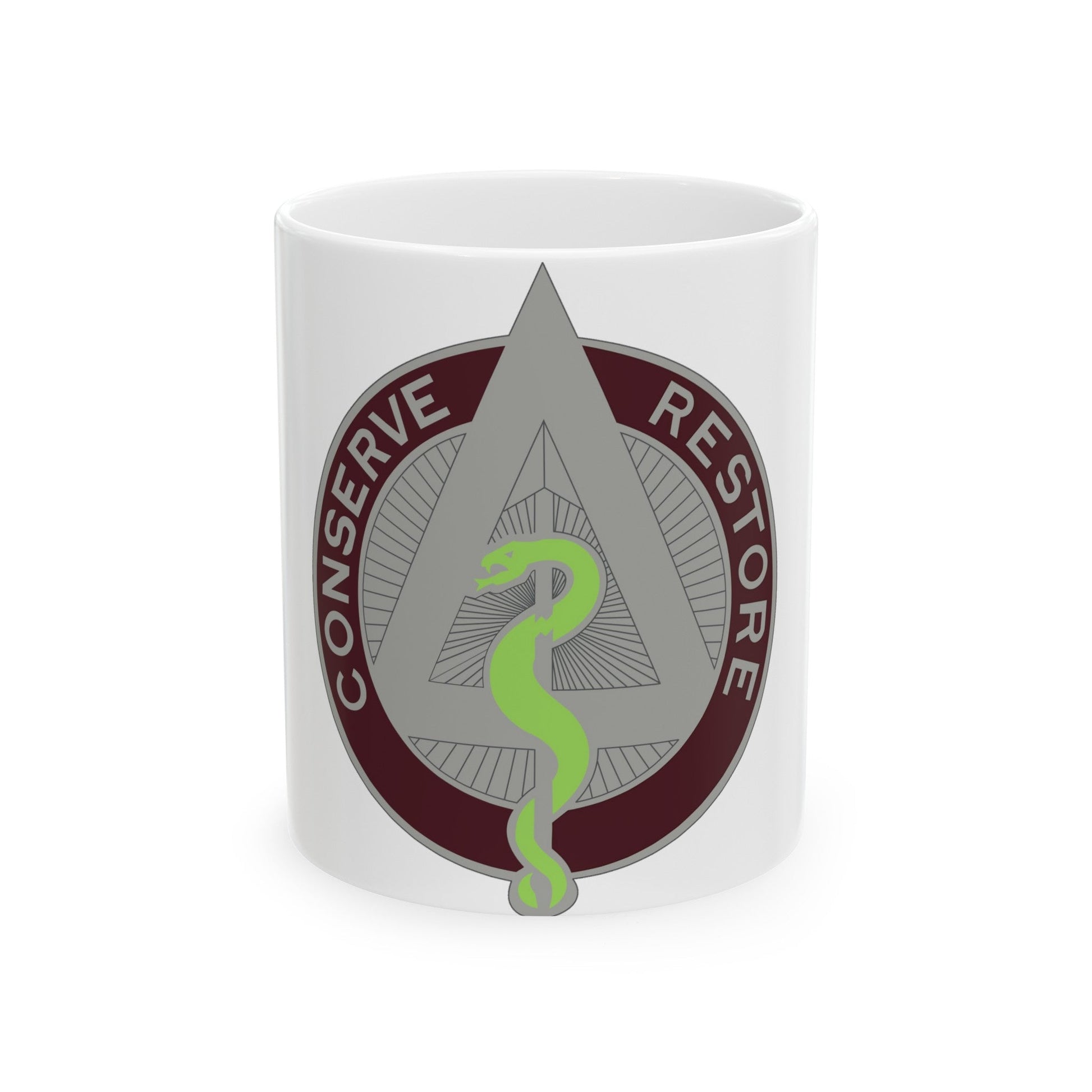 US Area Dental Laboratory Walter Reed Medical Center (U.S. Army) White Coffee Mug-11oz-The Sticker Space