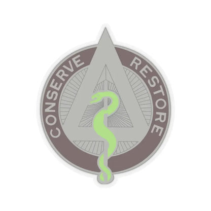 US Area Dental Laboratory Walter Reed Medical Center (U.S. Army) STICKER Vinyl Kiss-Cut Decal 2 Inch Transparent - The Sticker Space