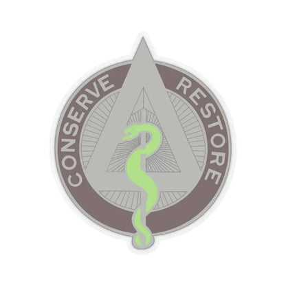 US Area Dental Laboratory Walter Reed Medical Center (U.S. Army) STICKER Vinyl Kiss-Cut Decal 4 Inch Transparent - The Sticker Space