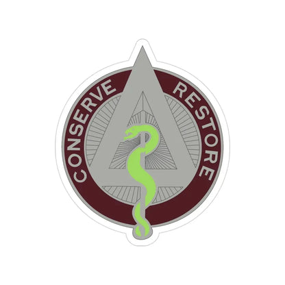 US Area Dental Laboratory Walter Reed Medical Center (U.S. Army) Transparent STICKER Die-Cut Vinyl Decal 3 Inch - The Sticker Space