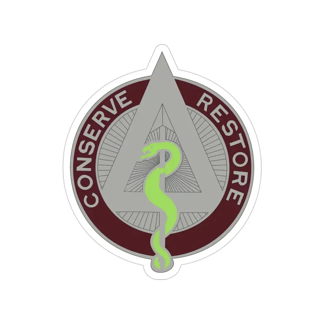 US Area Dental Laboratory Walter Reed Medical Center (U.S. Army) Transparent STICKER Die-Cut Vinyl Decal 5 Inch - The Sticker Space