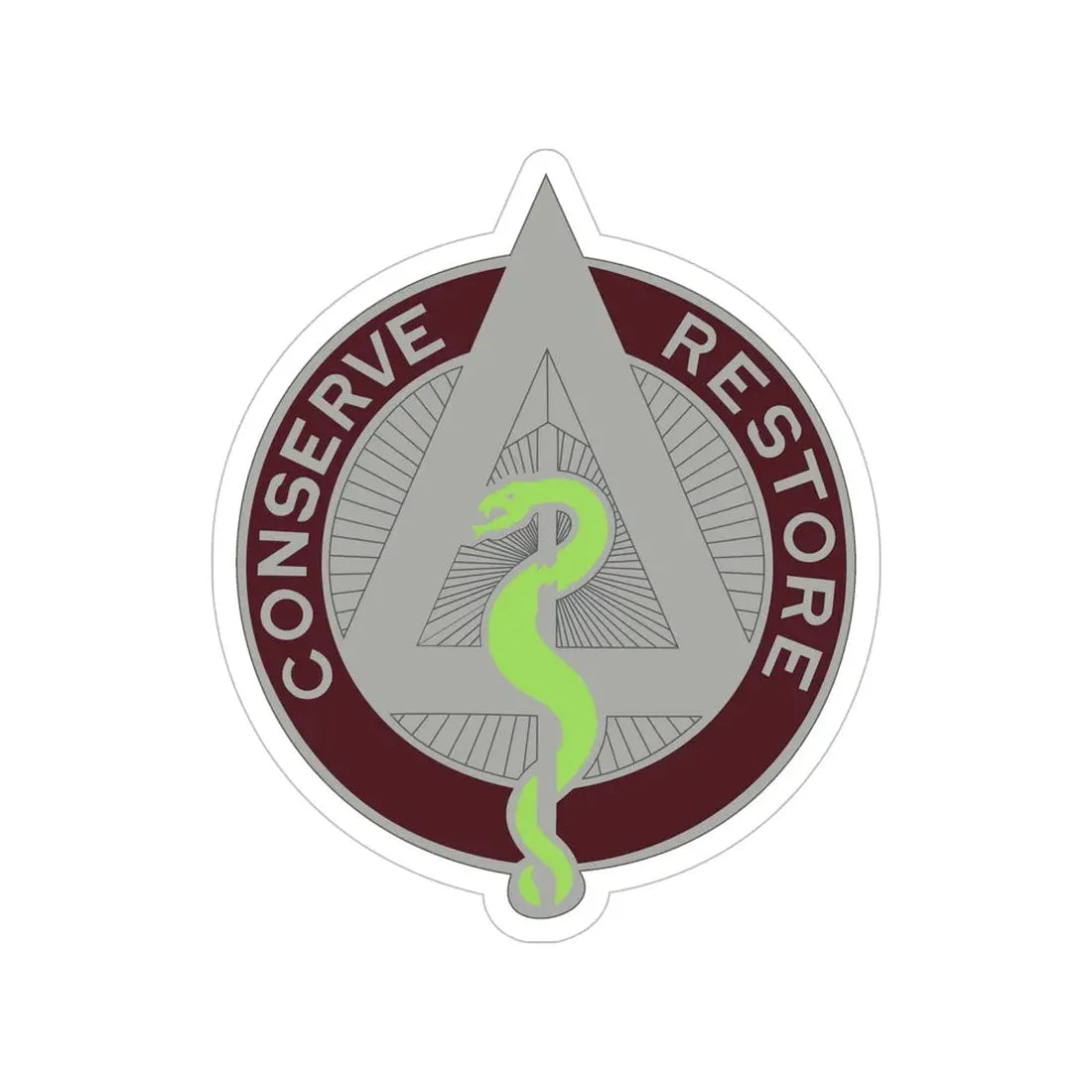 US Area Dental Laboratory Walter Reed Medical Center (U.S. Army) Transparent STICKER Die-Cut Vinyl Decal 6 Inch - The Sticker Space