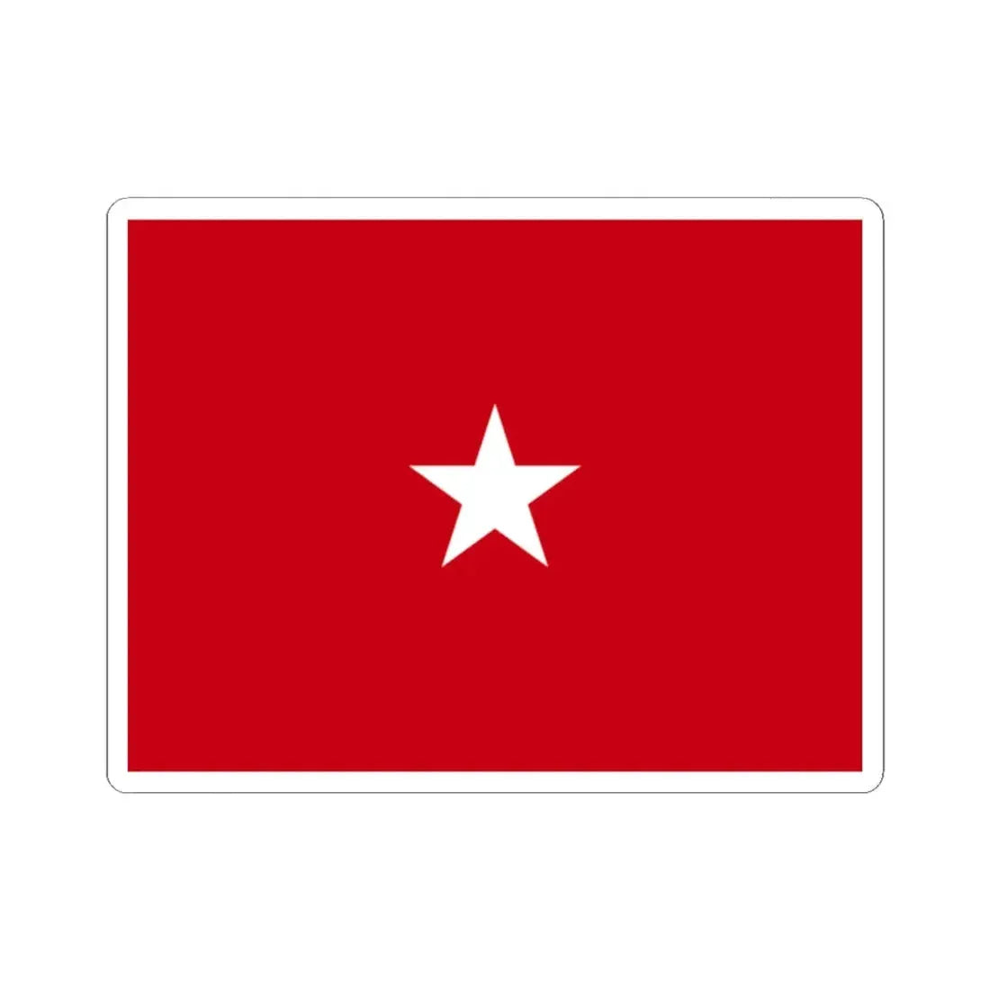 US Army Brigadier General Flag Medical (United States) STICKER Vinyl Kiss-Cut Decal 2 Inch White - The Sticker Space