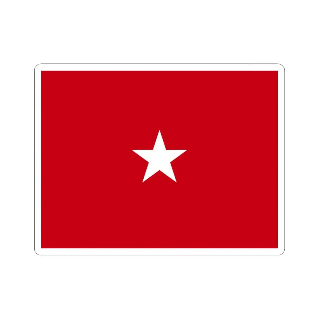 US Army Brigadier General Flag Medical (United States) STICKER Vinyl Kiss-Cut Decal 3 Inch White - The Sticker Space