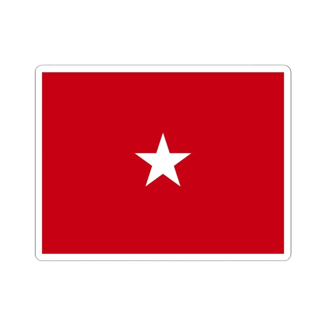 US Army Brigadier General Flag Medical (United States) STICKER Vinyl Kiss-Cut Decal 4 Inch White - The Sticker Space