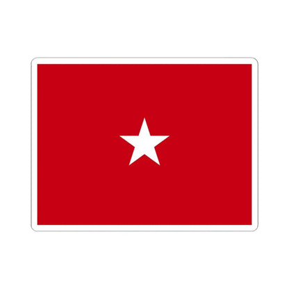 US Army Brigadier General Flag Medical (United States) STICKER Vinyl Kiss-Cut Decal 4 Inch White - The Sticker Space