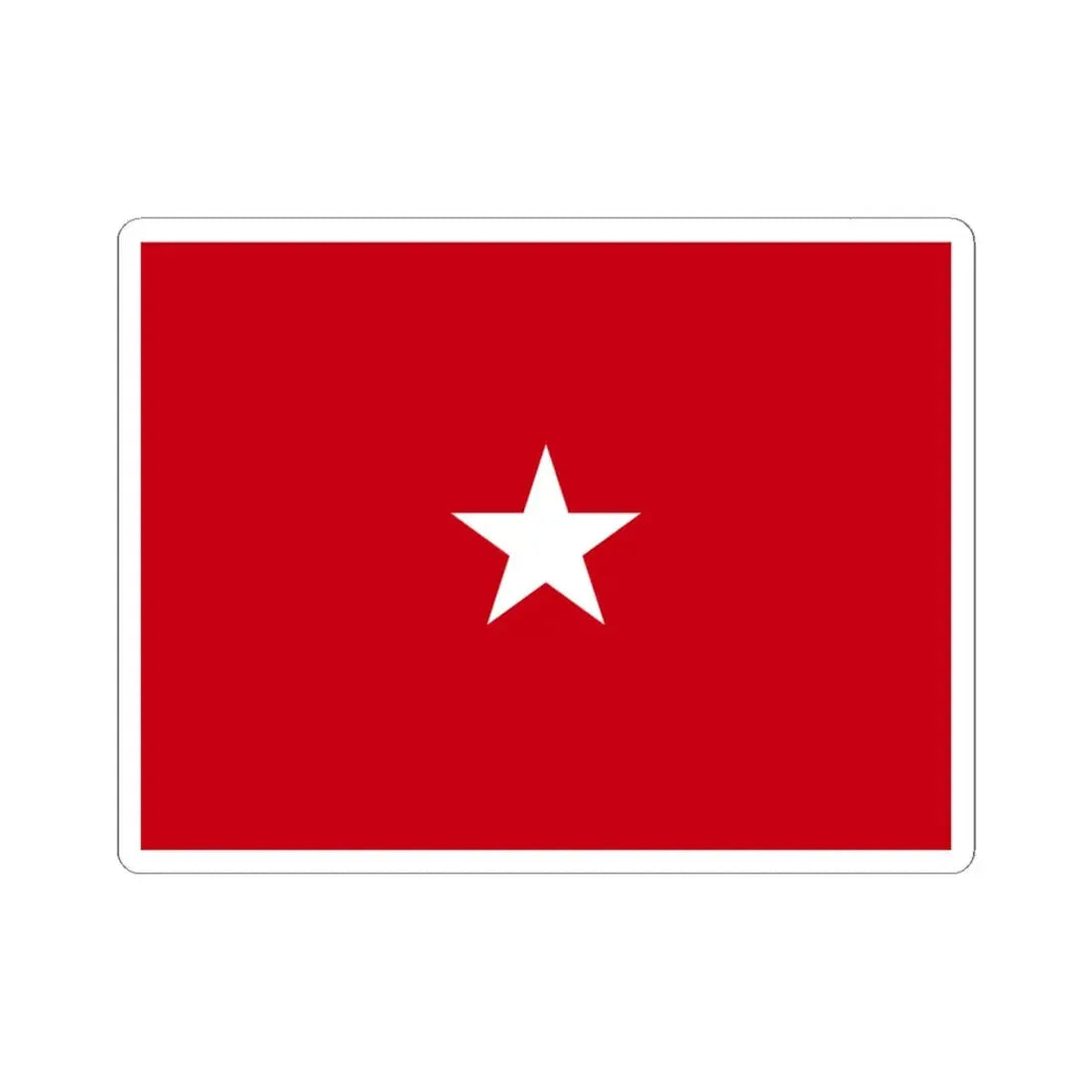 US Army Brigadier General Flag Medical (United States) STICKER Vinyl Kiss-Cut Decal 6 Inch White - The Sticker Space