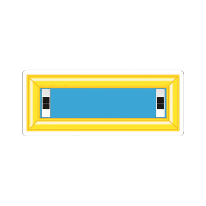 US Army CW2 shoulderboard (United States) (Military Rank) STICKER Vinyl Kiss-Cut Decal 4 Inch White - The Sticker Space