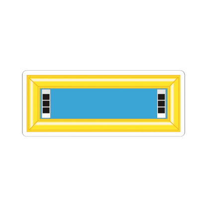 US Army CW3 shoulderboard (United States) (Military Rank) STICKER Vinyl Kiss-Cut Decal 6 Inch White - The Sticker Space