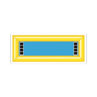 US Army CW4 shoulderboard (United States) (Military Rank) STICKER Vinyl Kiss-Cut Decal 3 Inch White - The Sticker Space