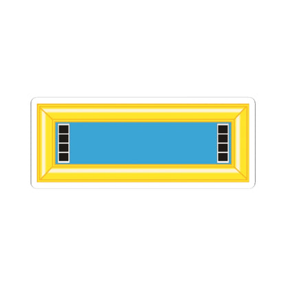 US Army CW4 shoulderboard (United States) (Military Rank) STICKER Vinyl Kiss-Cut Decal 4 Inch White - The Sticker Space