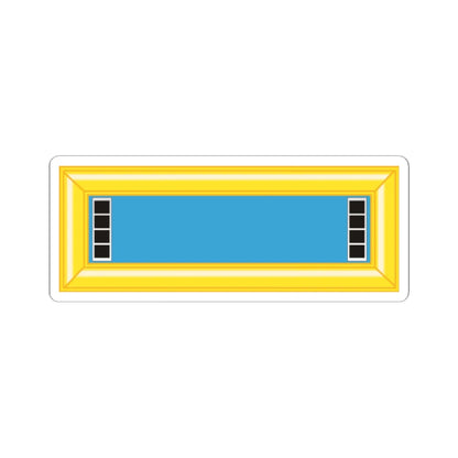 US Army CW4 shoulderboard (United States) (Military Rank) STICKER Vinyl Kiss-Cut Decal 6 Inch White - The Sticker Space