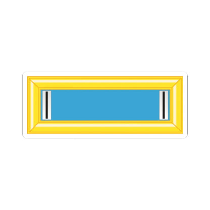 US Army CW5 shoulderboard (United States) (Military Rank) STICKER Vinyl Kiss-Cut Decal 2 Inch White - The Sticker Space