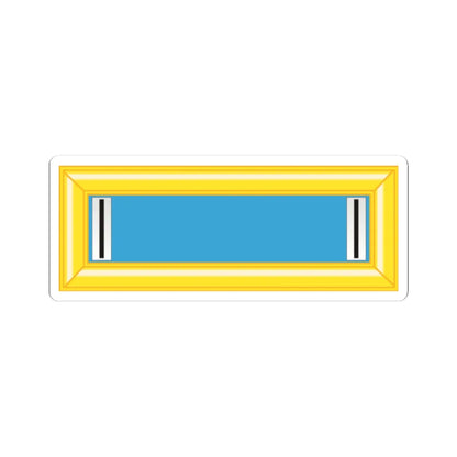 US Army CW5 shoulderboard (United States) (Military Rank) STICKER Vinyl Kiss-Cut Decal 3 Inch White - The Sticker Space