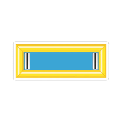 US Army CW5 shoulderboard (United States) (Military Rank) STICKER Vinyl Kiss-Cut Decal 4 Inch White - The Sticker Space