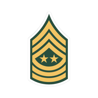 US Army E 9 SMA old (United States) (Military Rank) STICKER Vinyl Kiss-Cut Decal 3 Inch White - The Sticker Space