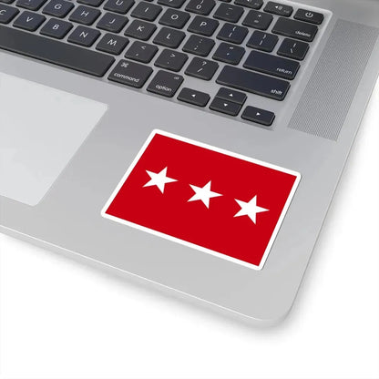 US Army Lieutenant General Flag Medical (United States) STICKER Vinyl Kiss-Cut Decal - The Sticker Space