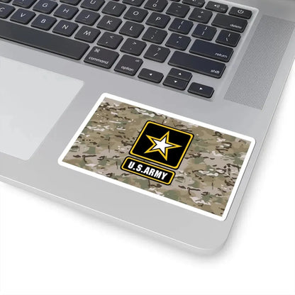 U.S. Army MultiCam flag (United States) STICKER Vinyl Kiss-Cut Decal - The Sticker Space
