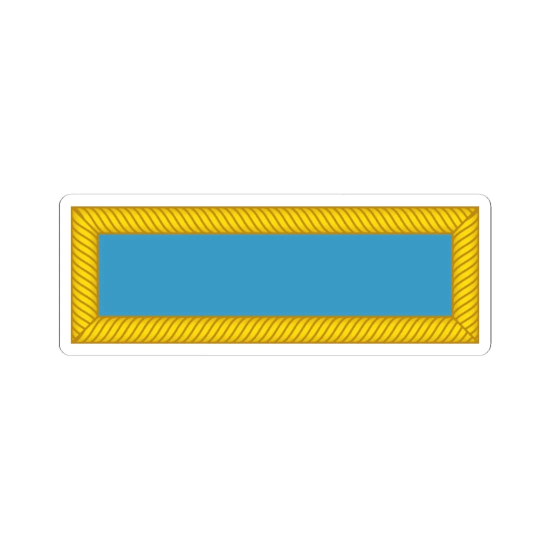 US Army O1 1861 (United States) (Military Rank) STICKER Vinyl Kiss-Cut Decal 3 Inch White - The Sticker Space