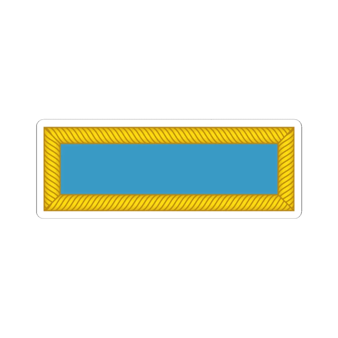 US Army O1 1861 (United States) (Military Rank) STICKER Vinyl Kiss-Cut Decal 4 Inch White - The Sticker Space