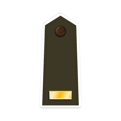 US Army O1 Army greens (United States) (Military Rank) STICKER Vinyl Kiss-Cut Decal 3 Inch White - The Sticker Space