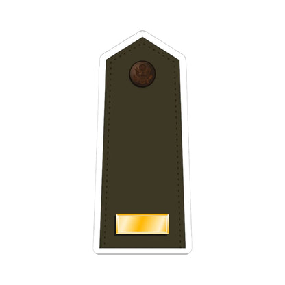 US Army O1 Army greens (United States) (Military Rank) STICKER Vinyl Kiss-Cut Decal 4 Inch White - The Sticker Space