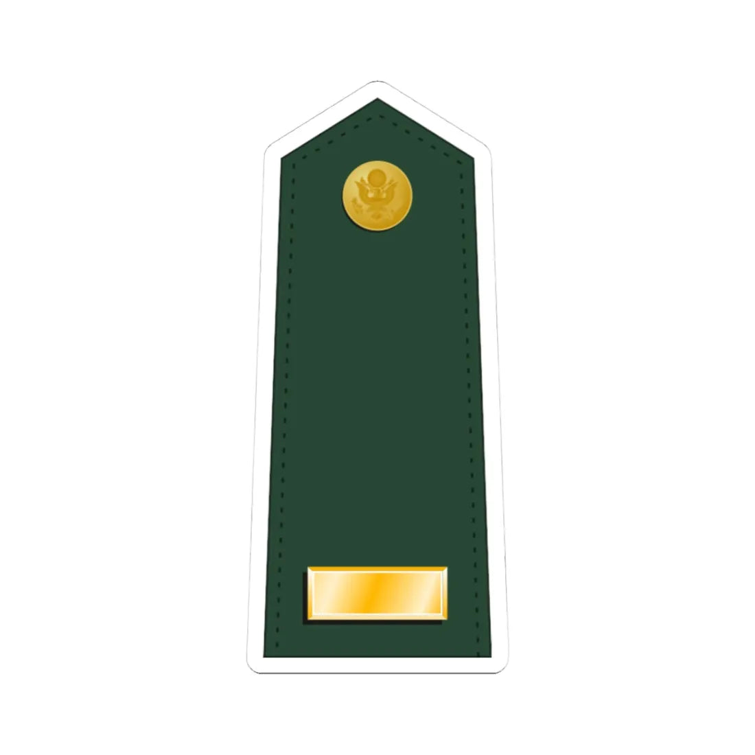 US Army O1 (United States) (Military Rank) STICKER Vinyl Kiss-Cut Decal 3 Inch White - The Sticker Space