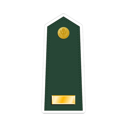 US Army O1 (United States) (Military Rank) STICKER Vinyl Kiss-Cut Decal 4 Inch White - The Sticker Space