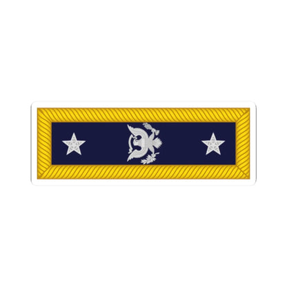 US Army O10 1872 (United States) (Military Rank) STICKER Vinyl Kiss-Cut Decal 2 Inch White - The Sticker Space
