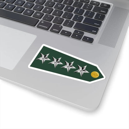 US Army O10 shoulderboard rotated 1959-2015 (United States) (Military Rank) STICKER Vinyl Kiss-Cut Decal - The Sticker Space