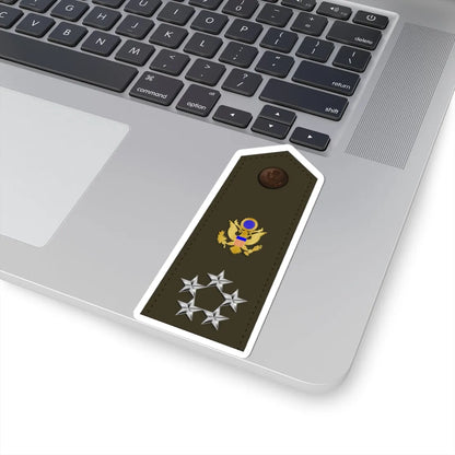 US Army O11 Army greens (United States) (Military Rank) STICKER Vinyl Kiss-Cut Decal - The Sticker Space