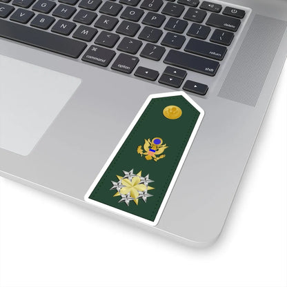 US Army O12 shoulderboard (United States) (Military Rank) STICKER Vinyl Kiss-Cut Decal - The Sticker Space