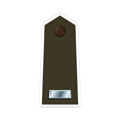 US Army O2 Army greens (United States) (Military Rank) STICKER Vinyl Kiss-Cut Decal 4 Inch White - The Sticker Space