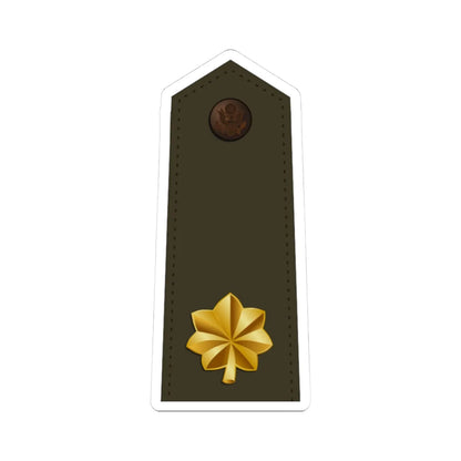 US Army O4 Army greens (United States) (Military Rank) STICKER Vinyl Kiss-Cut Decal 3 Inch White - The Sticker Space