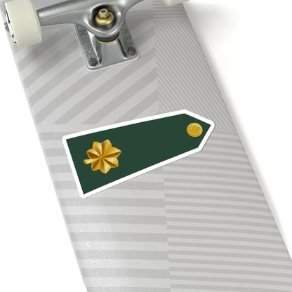 US Army O4 shoulderboard rotated (United States) (Military Rank) STICKER Vinyl Kiss-Cut Decal - The Sticker Space