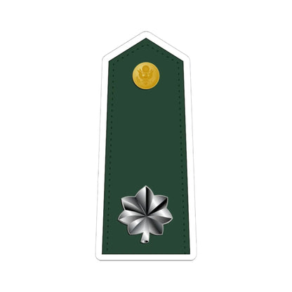 US Army O5 (United States) (Military Rank) STICKER Vinyl Kiss-Cut Decal 6 Inch White - The Sticker Space